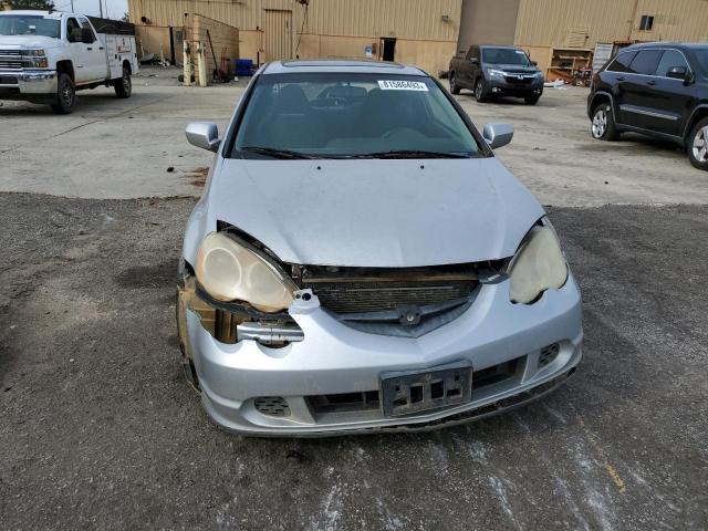 JH4DC548X4S005768 - 2004 ACURA RSX SILVER photo 5