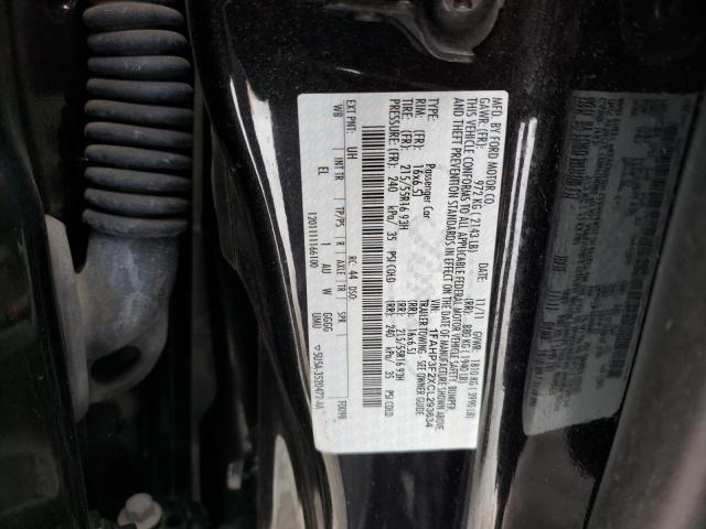 1FAHP3F2XCL293634 - 2012 FORD FOCUS SE BLACK photo 12