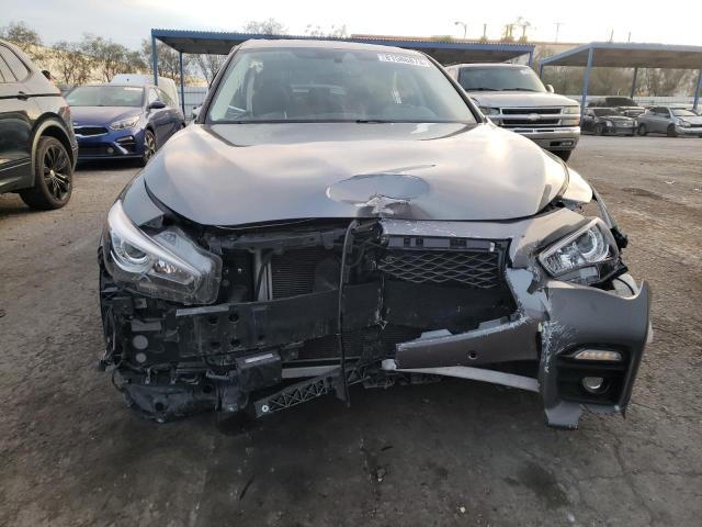 JN1BV7AP4EM678719 - 2014 INFINITI Q50 BASE GRAY photo 5