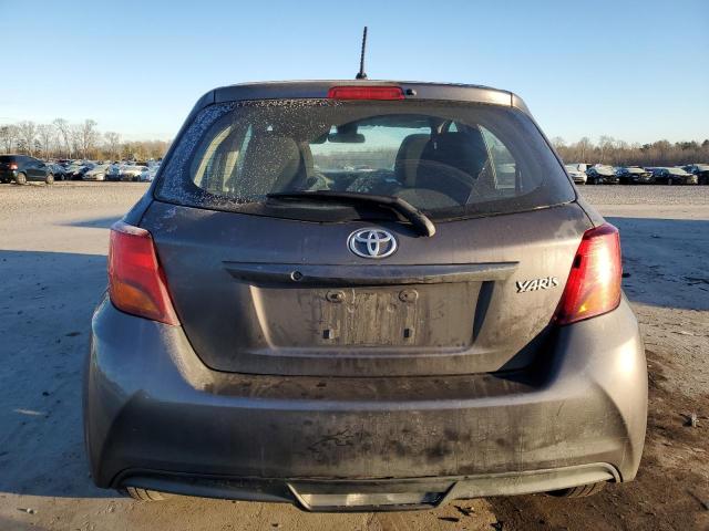 VNKKTUD33HA080936 - 2017 TOYOTA YARIS L GRAY photo 6