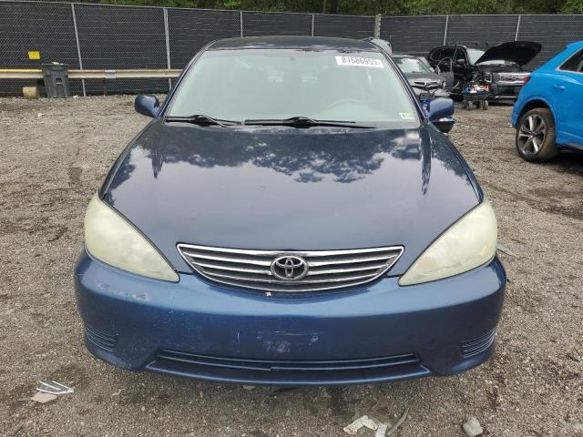 4T1BE30K76U140525 - 2006 TOYOTA CAMRY LE BLUE photo 5