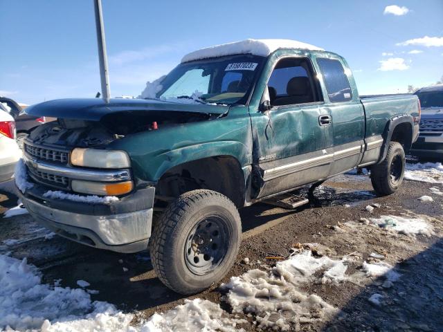 2GCEK19T721253469 - 2002 CHEVROLET SILVERADO K1500 GREEN photo 1