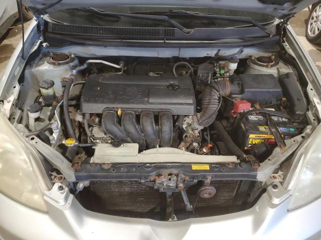 2T1KR32E83C066959 - 2003 TOYOTA COROLLA MA XR SILVER photo 11