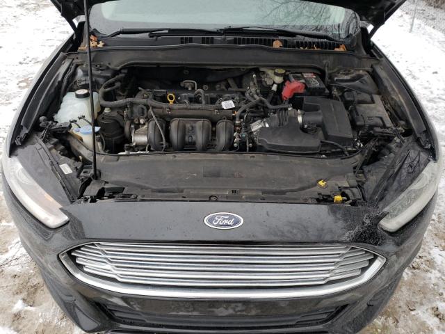 1FA6P0H70E5370453 - 2014 FORD FUSION SE BLACK photo 11