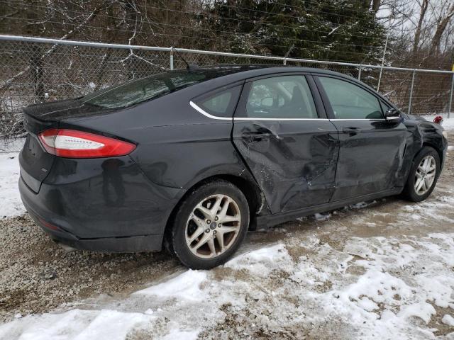 1FA6P0H70E5370453 - 2014 FORD FUSION SE BLACK photo 3