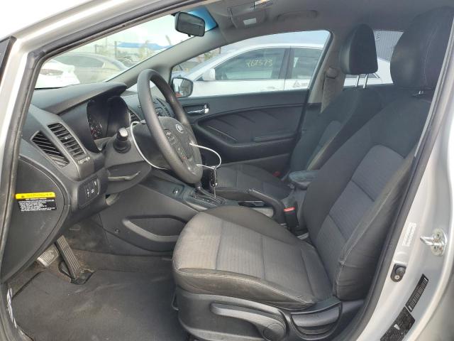 KNAFX4A64E5178842 - 2014 KIA FORTE LX SILVER photo 7