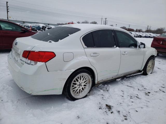 4S3BMBK63D3045108 - 2013 SUBARU LEGACY 2.5I LIMITED WHITE photo 3