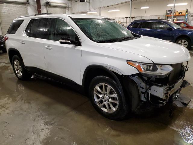 1GNERGKW9JJ213828 - 2018 CHEVROLET TRAVERSE LT أبيض صورة 4