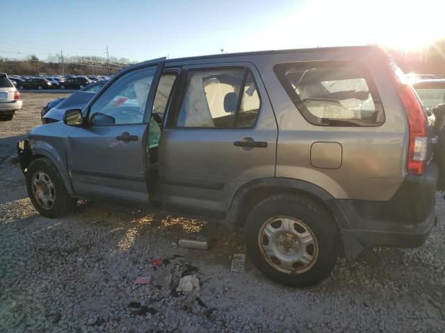 JHLRD685X6C019440 - 2006 HONDA CR-V LX GRAY photo 2