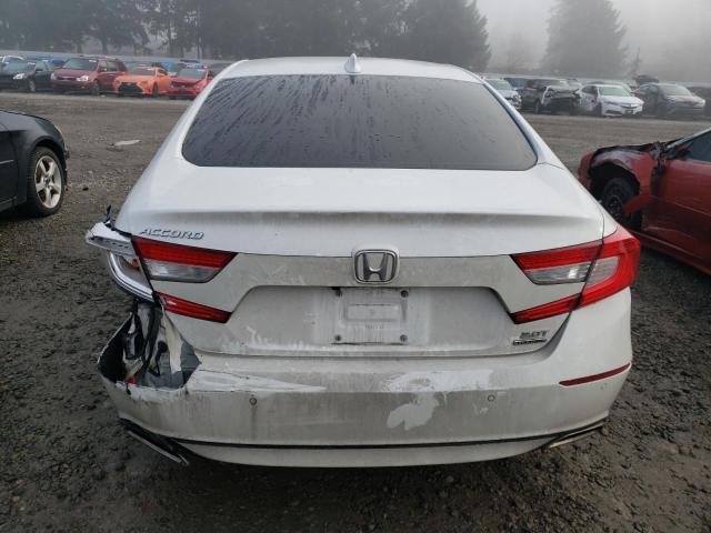 1HGCV2F92LA010982 - 2020 HONDA ACCORD TOURING WHITE photo 6