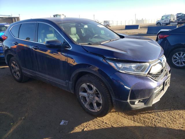 7FARW2H86JE067611 - 2018 HONDA CR-V EXL BLUE photo 4