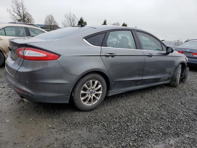 1FA6P0G75G5121182 - 2016 FORD FUSION S GRAY photo 3