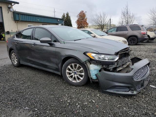 1FA6P0G75G5121182 - 2016 FORD FUSION S GRAY photo 4