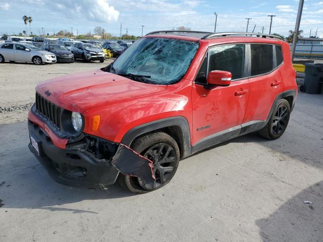 ZACCJABB1HPG25625 - 2017 JEEP RENEGADE LATITUDE RED photo 1