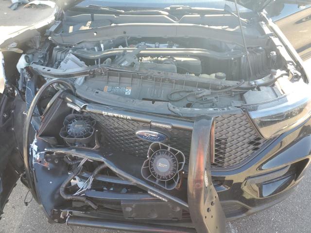 1FM5K8AB1MGB47046 - 2021 FORD EXPLORER POLICE INTERCEPTOR Czarny zdjęcie 12