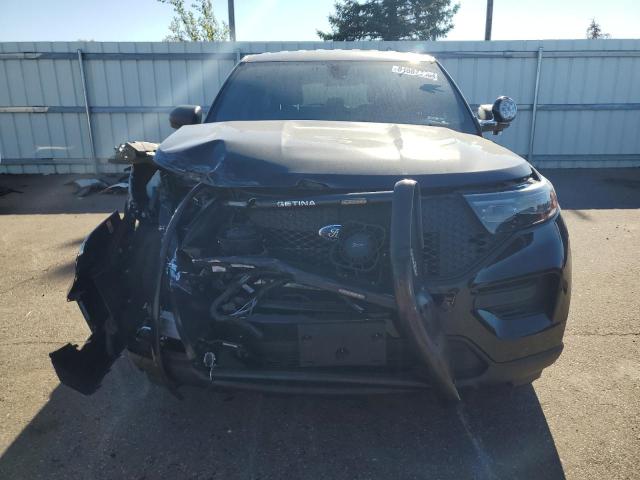 1FM5K8AB1MGB47046 - 2021 FORD EXPLORER POLICE INTERCEPTOR Czarny zdjęcie 5