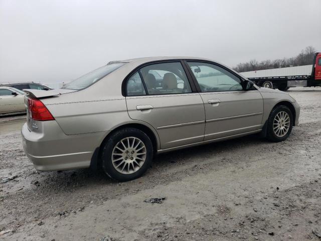 2HGES16595H561164 - 2005 HONDA CIVIC LX TAN photo 3