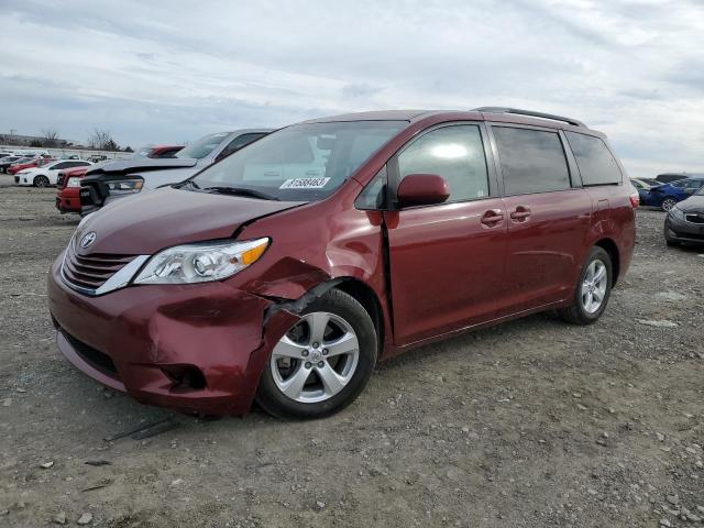 5TDKK3DC6FS597346 - 2015 TOYOTA SIENNA LE RED photo 1