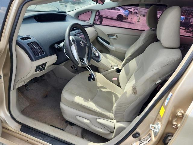 JTDKN3DU3B0274305 - 2011 TOYOTA PRIUS GOLD photo 7