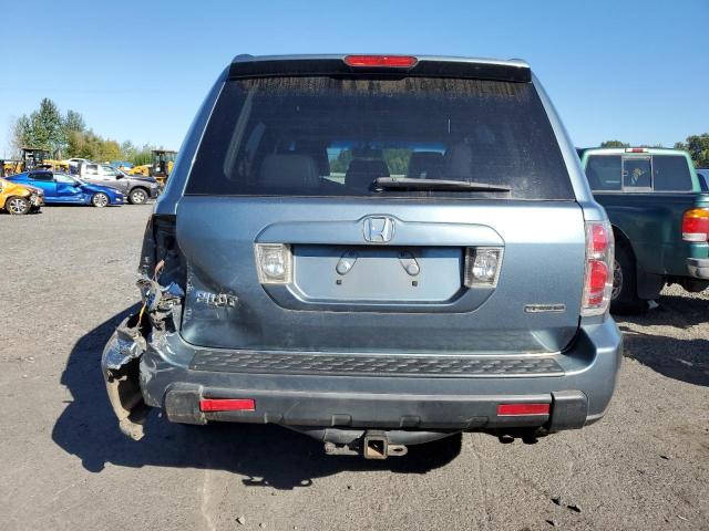 2HKYF18546H528272 - 2006 HONDA PILOT EX BLUE photo 6
