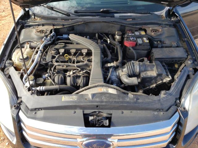 3FAHP07Z87R249066 - 2007 FORD FUSION SE BLACK photo 11