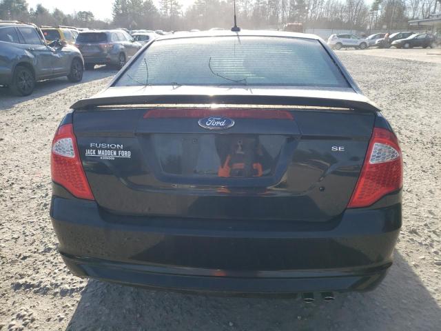 3FAHP0HA8BR228963 - 2011 FORD FUSION SE BLACK photo 6