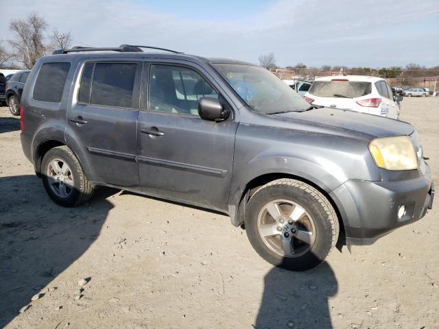 5FNYF4H50AB004979 - 2010 HONDA PILOT EXL GRAY photo 4