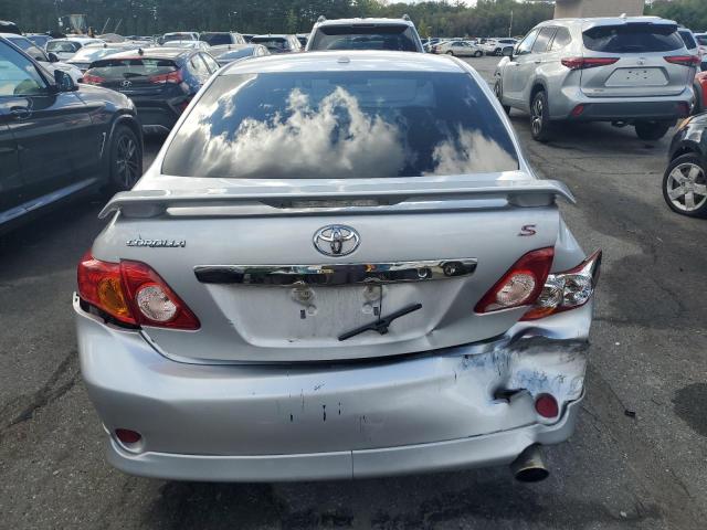 2T1BU4EE8AC289810 - 2010 TOYOTA COROLLA BASE Argent photo 6