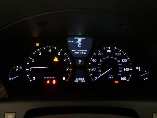 JTHBL46F495087368 - 2009 LEXUS LS 460 SILVER photo 9