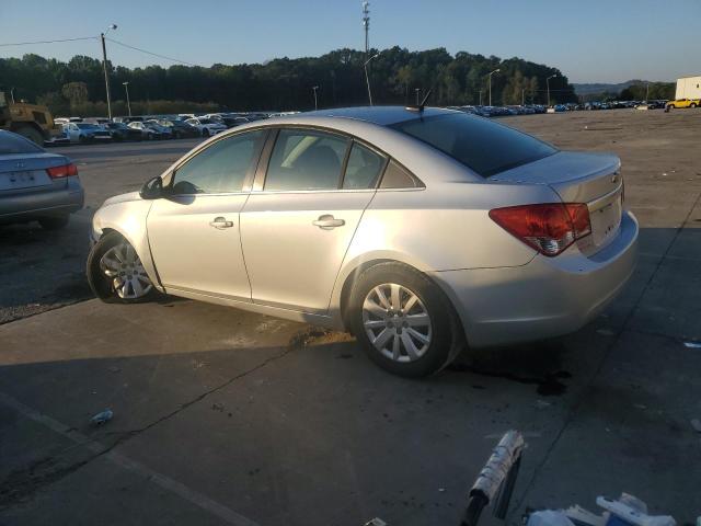 1G1PC5SH4B7191673 - 2011 CHEVROLET CRUZE LS Srebrny zdjęcie 2