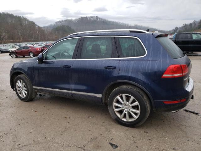 WVGEF9BP4DD009622 - 2013 VOLKSWAGEN TOUAREG V6 BLUE photo 2