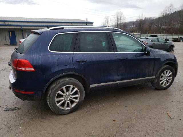 WVGEF9BP4DD009622 - 2013 VOLKSWAGEN TOUAREG V6 BLUE photo 3