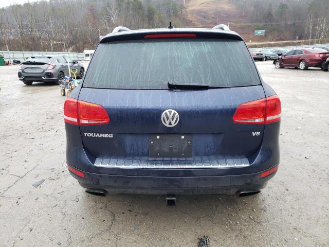 WVGEF9BP4DD009622 - 2013 VOLKSWAGEN TOUAREG V6 BLUE photo 6