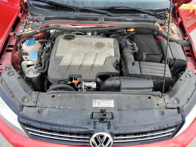 3VWLL7AJ2BM085859 - 2011 VOLKSWAGEN JETTA TDI RED photo 11