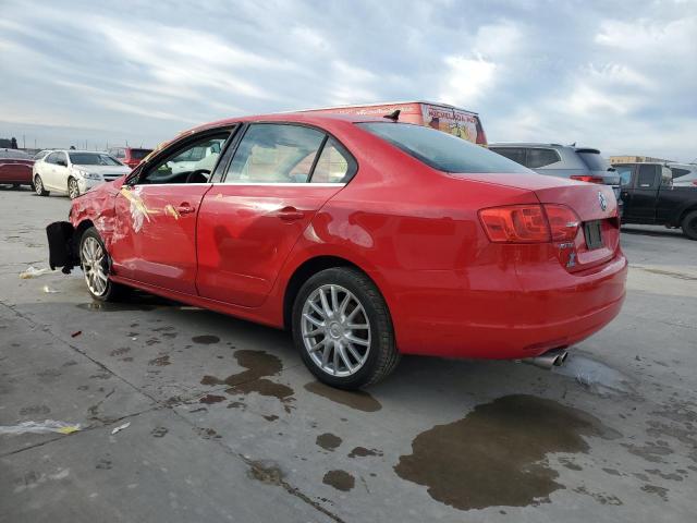 3VWLL7AJ2BM085859 - 2011 VOLKSWAGEN JETTA TDI RED photo 2