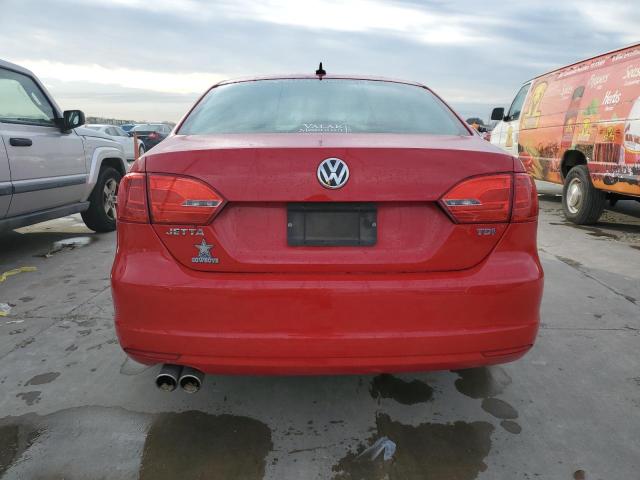 3VWLL7AJ2BM085859 - 2011 VOLKSWAGEN JETTA TDI RED photo 6