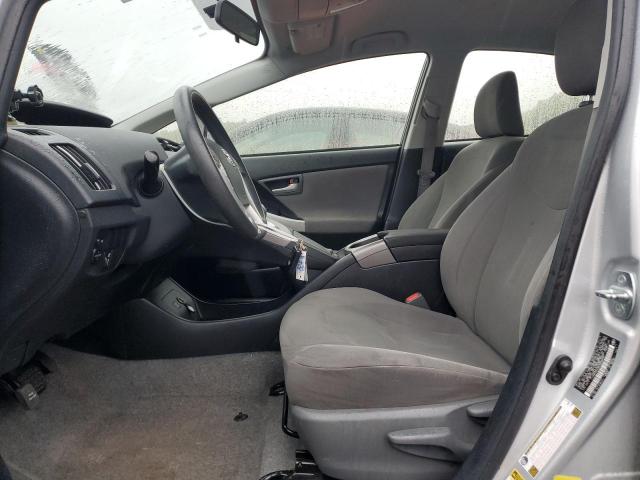 JTDKN3DU8F0438699 - 2015 TOYOTA PRIUS SILVER photo 7