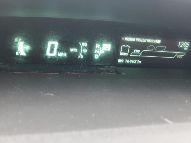 JTDKN3DU8F0438699 - 2015 TOYOTA PRIUS SILVER photo 9