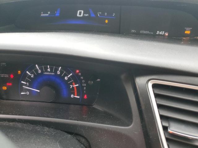 2HGFG3B82DH518768 - 2013 HONDA CIVIC EX BLACK photo 9