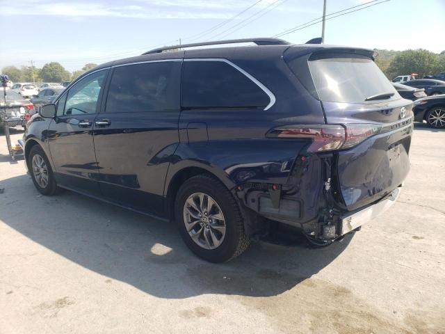 5TDYRKEC3PS143331 - 2023 TOYOTA SIENNA XLE Mavi foto 2