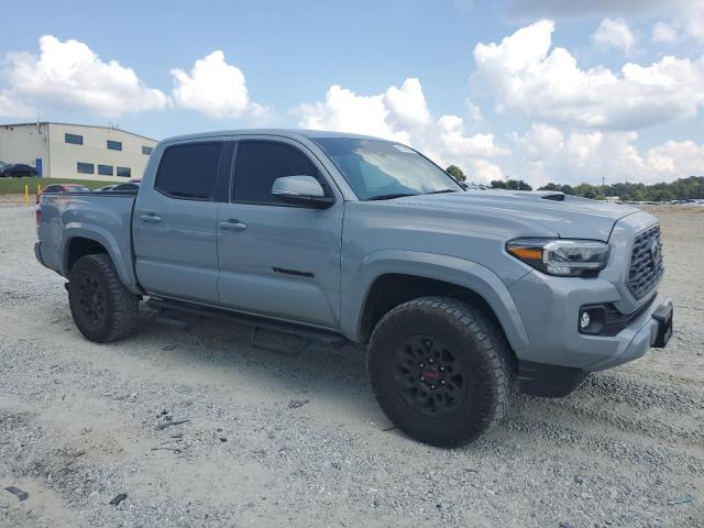 5TFCZ5AN9MX275163 - 2021 TOYOTA TACOMA DOUBLE CAB GRAY photo 4