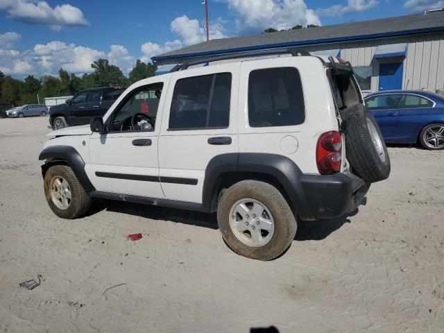 1J4GL48K75W579649 - 2005 JEEP LIBERTY SPORT თეთრი ფოტო 2