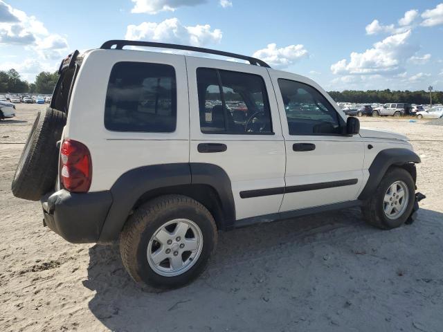 1J4GL48K75W579649 - 2005 JEEP LIBERTY SPORT თეთრი ფოტო 3