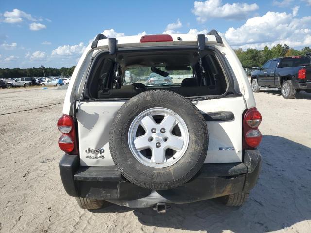 1J4GL48K75W579649 - 2005 JEEP LIBERTY SPORT თეთრი ფოტო 6