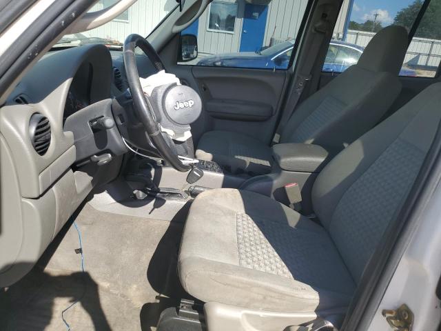 1J4GL48K75W579649 - 2005 JEEP LIBERTY SPORT თეთრი ფოტო 7