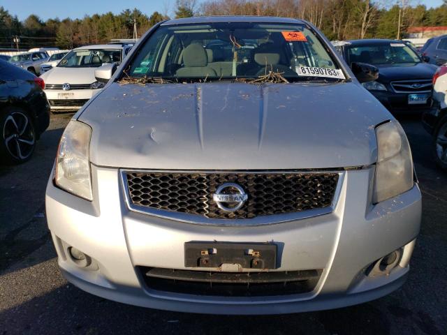 3N1AB6AP6CL641239 - 2012 NISSAN SENTRA 2.0 SILVER photo 5