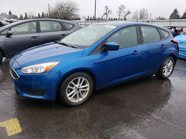 1FADP3K22JL261391 - 2018 FORD FOCUS SE BLUE photo 1