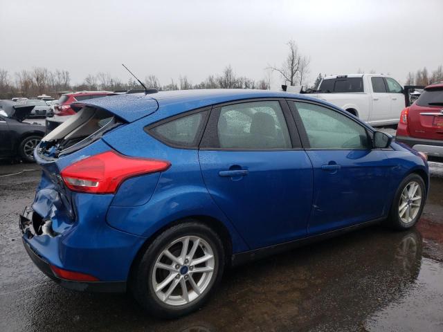 1FADP3K22JL261391 - 2018 FORD FOCUS SE BLUE photo 3