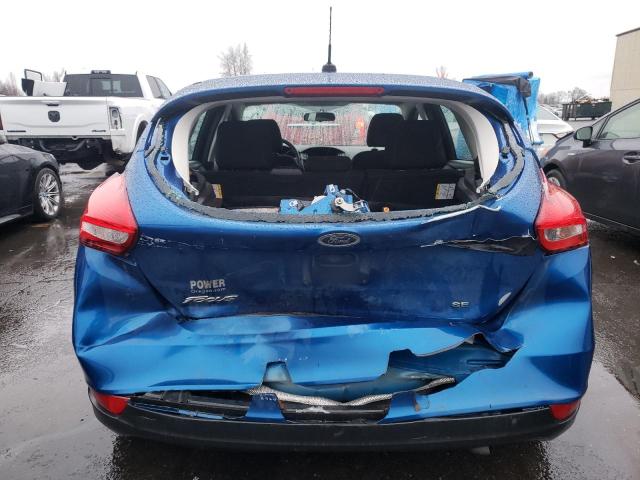 1FADP3K22JL261391 - 2018 FORD FOCUS SE BLUE photo 6