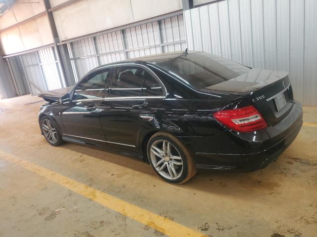 WDDGF8ABXEG221279 - 2014 MERCEDES-BENZ C 300 4MATIC BLACK photo 2